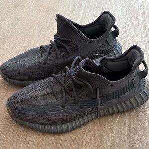 Yeezy Men’s Size 12 - Ape Gray and Black Sneakers